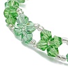 Imitation Austrian Crystal 5301 Bicone Beaded Bracelets for Women BJEW-JB12735-3