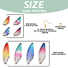 DIY Butterfly Wings Dangle Earring Making Kit DIY-TA0004-45-11