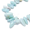 Natural Flower Amazonite Beads Strands G-G106-J02-01-3