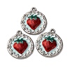 304 Stainless Steel Enamel Pendants STAS-P406-24P-1