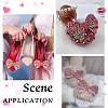 2Pcs Polyester Bowknot Shoe Decoration AJEW-FG0003-77-6