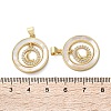 Brass Micro Pave Cubic Zirconia Pendants KK-U070-02F-G-3