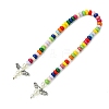 Acrylic Beads & Alloy Bookmark AJEW-JK00357-01-2