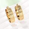 304 Stainless Steel Hoop Earrings for Women SA-CBA4160-24G-1