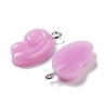 Opaque Resin Pendants FIND-M035-01A-2