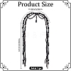 1Pc Plastic Beads Hair Chain Hat for Bridal OHAR-GF0001-52A-2
