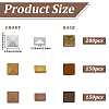 500Pcs 3 Colors Brass Hotfix Iron On Rivets KK-SP0002-60-2
