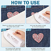 Polyester Hotfix Rhinestone Iron on Patches Applique Patch FIND-TA0002-53D-5