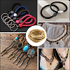 5M Braided Round PU Leather Jewelry Cord OCOR-GF0004-96B-03-4