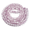 Crackle Baking Paint Imitation Jade Glass Beads Strands LS-DGLA-T003-10mm-04-3