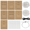 DIY Morse Code Bracelets Making Kits DIY-UN0008-18S-1
