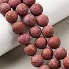 Synthetic Red Jasper Beads Strands G-B167-A10-10mm-1