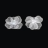 Spray Painted Iron Bead Caps IFIN-N013-05D-3