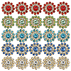150Pcs 5 Colors Sew on Rhinestone RGLA-FH0001-03-1