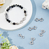6Pcs 3 Styles Rack Plating Brass Micro Pave Clear Cubic Zirconia Fold Over Clasps KK-HS0001-02P-6