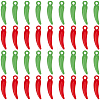 60Pcs 2 Colors Alloy Enamel Pendants ENAM-SC0005-94-1