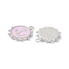 Eco-Friendly Stainless Steel Enamel Pendants STAS-C031-02P-02-2
