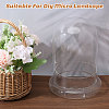 Glass Dome Cover DIY-WH0504-318-5