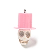 Halloween Opaque Resin Pendants RE-CBA098D-04P-B-1