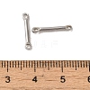 Non-Tarnish 304 Stainless Steel Links X-STAS-Q323-05A-P-3