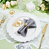 60Pcs Christmas Theme Alloy Leaf Napkin Rings AJEW-PB0001-03G-4