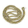 Electroplate Non-magnetic Synthetic Hematite Beads Strands X-G-S352-52A-01-2