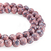 1 Strand Baking Paint Glass Beads Strands DGLA-TADJ0001-01E-1