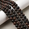 Natural Gemstone Beads Strands G-P582-8mm-01-1