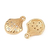Ocean Theme Brass Micro Pave Cubic Zirconia Pendants KK-F902-08S-G-2