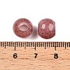 Natural Strawberry Quartz European Beads G-T092-10mm-29-3