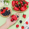60Pcs Plastic Simulation Fruit Model AJEW-WR0002-94-3