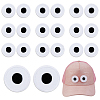 20Pcs Eyes Polyester Embroidery Iron on/Sew on Patches DIY-GA0010-06A-01-1