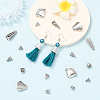 100Pcs 10 Styles Tibetan Styles Alloy Bead Cone & Caps FIND-SP0020-73C-5