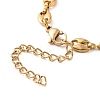 Vacuum Plating 304 Stainless Steel Coffee Bean Chain Bracelet for Men Women BJEW-E031-16G-02-3