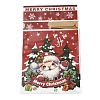 Christmas Santa Claus Plastic  Packing Pouches Drawstring Bags ABAG-Q053-05B-1