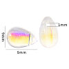 20Pcs Transparent Spray Painted Glass Charms GLAA-YW0001-03A-3