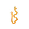 Brass Snake Clip on Nose Rings WGF4B6F-01-3