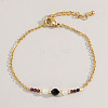 Bohemian Style Natrual Quartz Crystal Beads Link Bracelets NZ3920-11-1