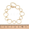 304 Stainless Steel Link Chain Bracelets for Women BJEW-P373-03C-G-4