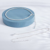 2Pcs Brass Micro Pave Cubic Zirconia Cable Chains Bracelets for Women BJEW-LP0011-12-3
