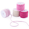 4 Rolls 4 Colors Round Polyester Cord OCOR-TA0003-88D-4
