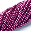 Glass Pearl Beads Strands X-HY-4D-B37-2
