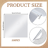 Square Tinfoil Paper Sheets for Craft Engraving OFST-WH0004-157-2