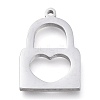 Non-Tarnish 304 Stainless Steel Pendants STAS-M275-03P-1