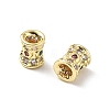 Brass Micro Pave Cubic Zirconia Beads KK-Z114-18G-2