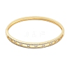 Rack Plating Brass Micro Pave Clear Cubic Zirconia Bangles for Women BJEW-G730-04G-2