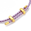 Adjustable Polyester Cord Braided Bracelets BJEW-Z085-01G-28-3