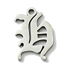 Non-Tarnish 201 Stainless Steel Pendants STAS-B055-01P-H-1