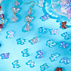 150Pcs 10 Colors Transparent Baking Paint Glass Beads GLAA-LT0001-03-7