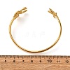 304 Stainless Steel Cuff Bangles for Women BJEW-C123-01A-G-5